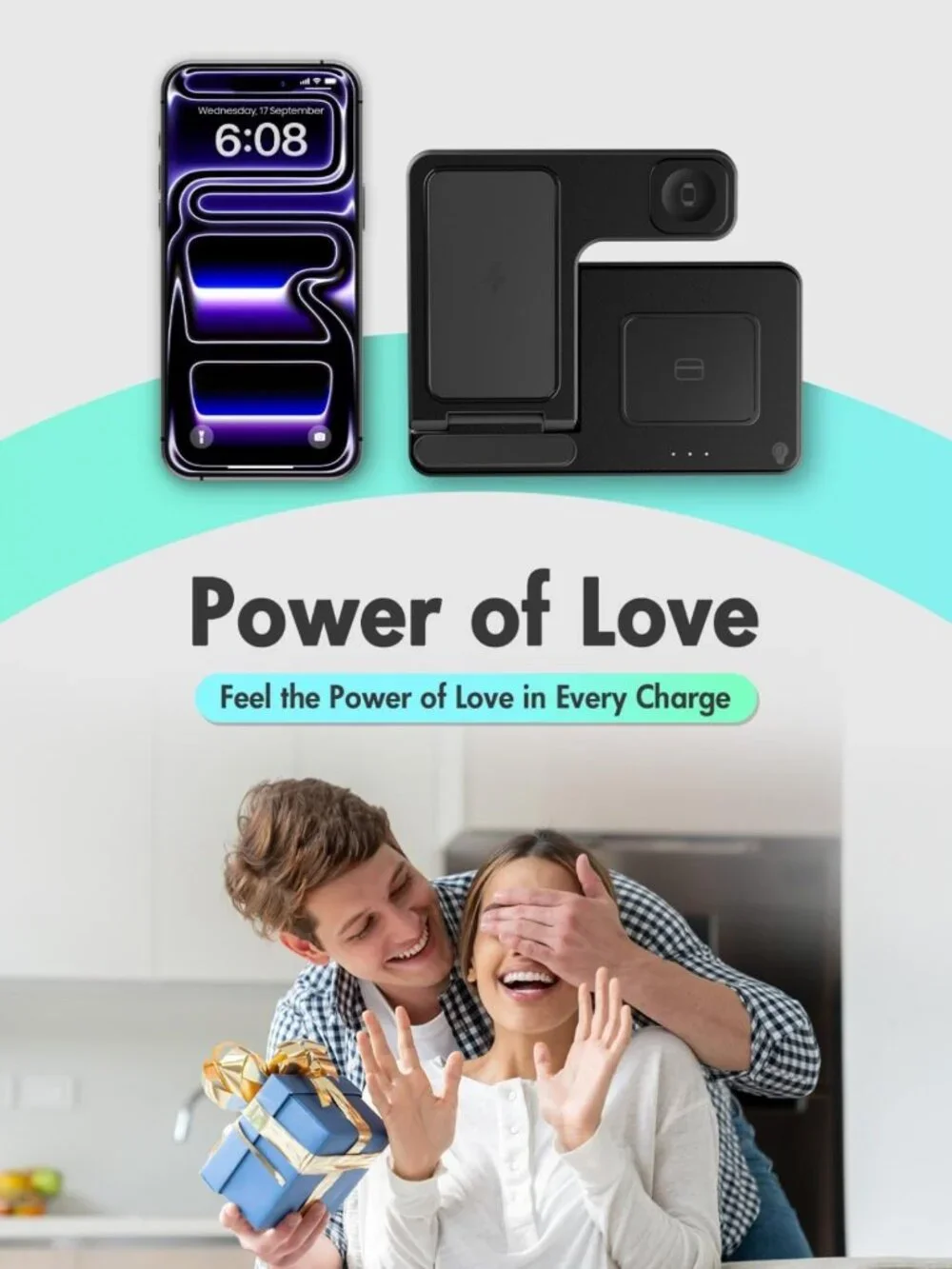 Wireless Charging Station for iPhone & Multiple Devices - Fast, Convenient Power